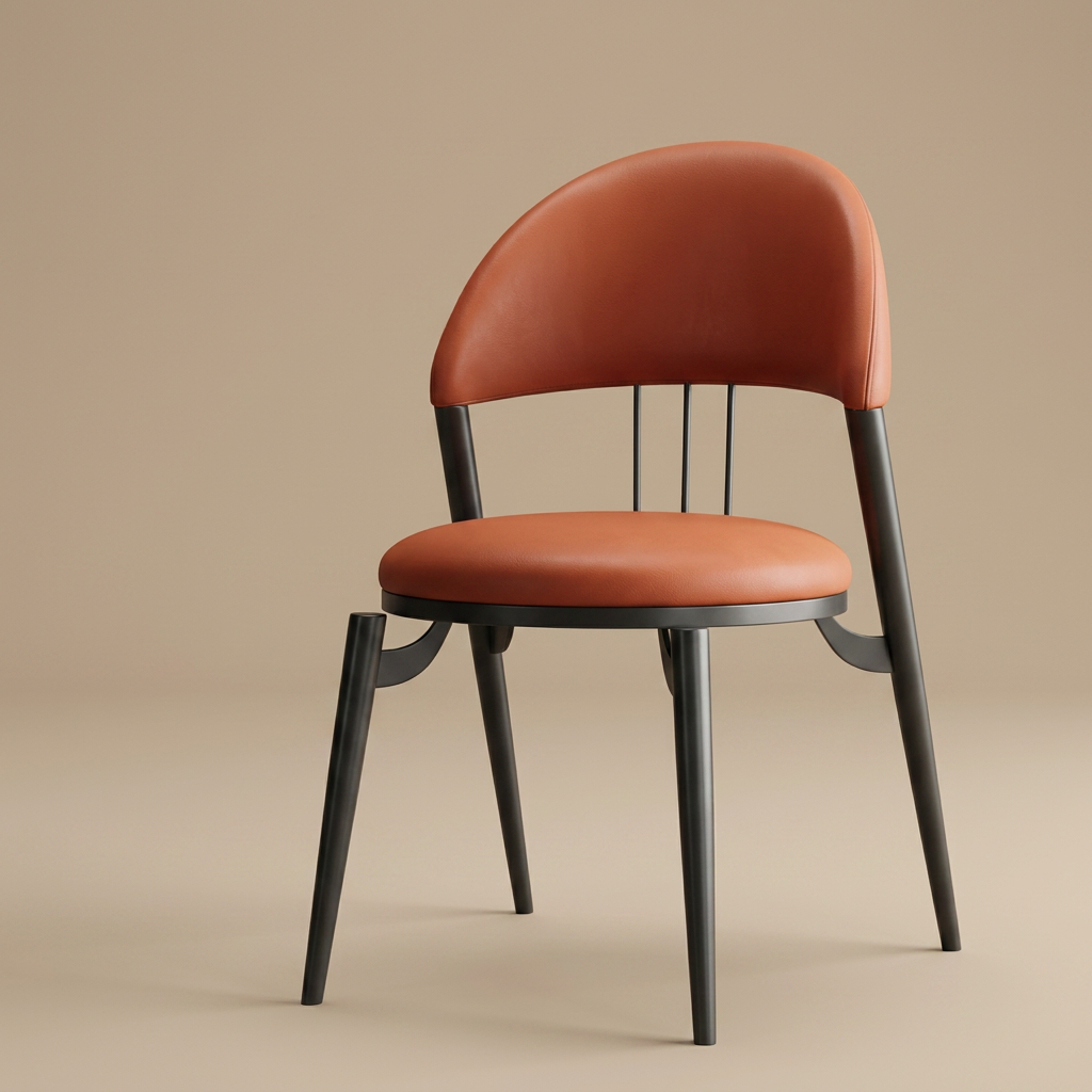Ferrara dining chair, orange