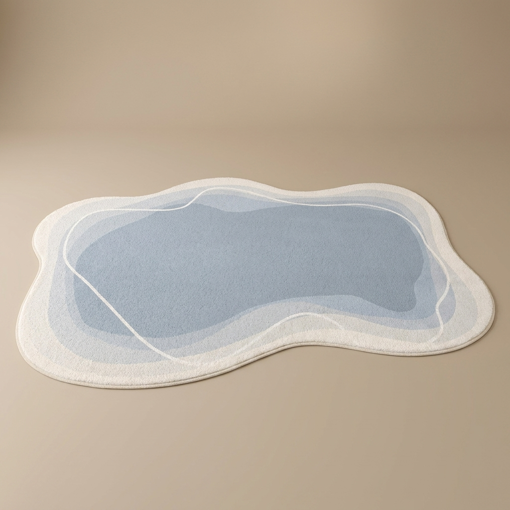 Florin Persian Rug — Cloud Blue