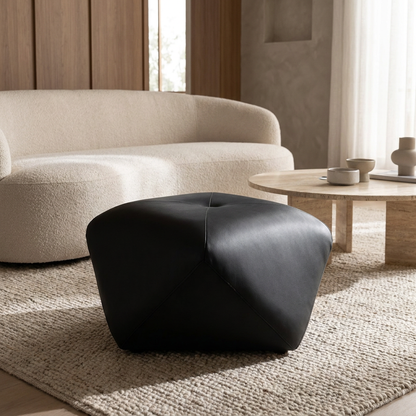 Halsey stool styled in a living room