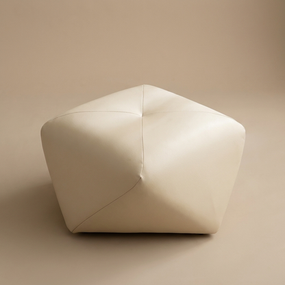 Halsey stool, leather cream