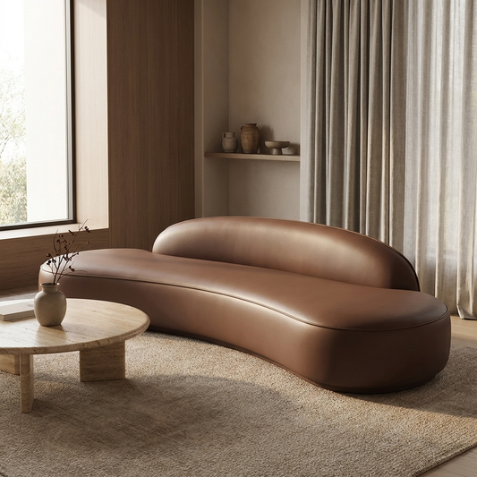 Harlow sofa styled in a living room
