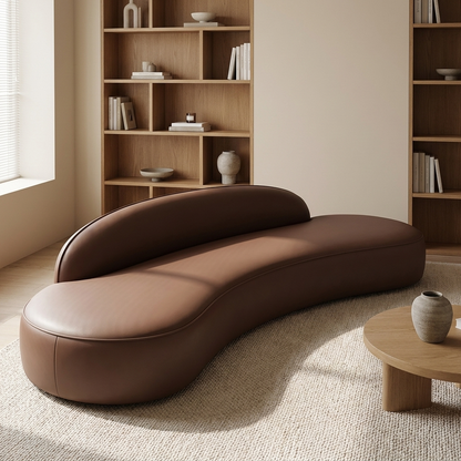 Harlow sofa styled in a study