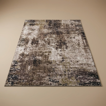 Indigo rug, espresso