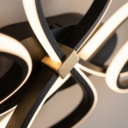Kael flush ceiling light, detail