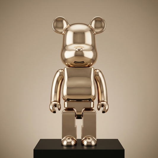 Kodiak sculpture, gold