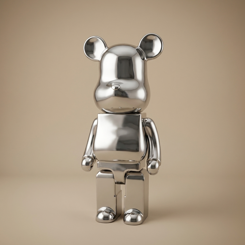 Kodiak Sculpture — Silver