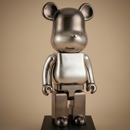 Kodiak sculpture, gunmetal