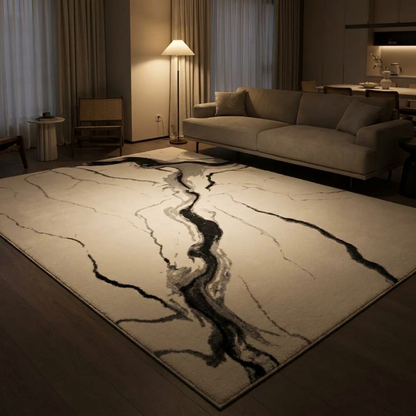 Kona rug, lit at night