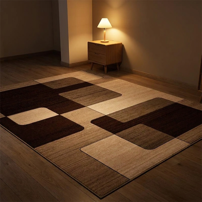 Laine rug, lit at night