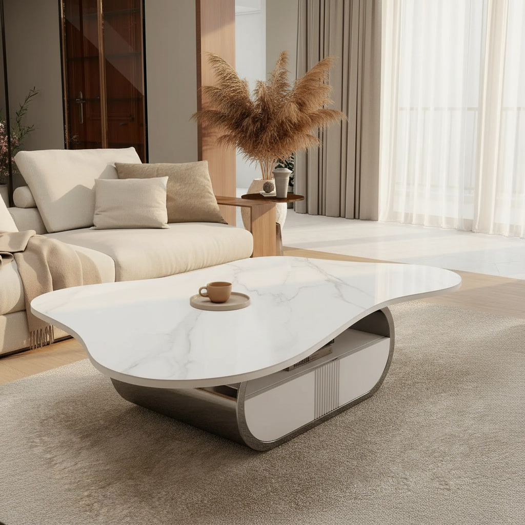 Nimbus Coffee Table styled in a living room