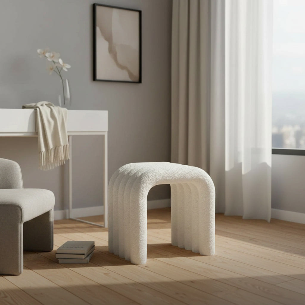 Cleo Arch Stool - Lifestyle Living Room