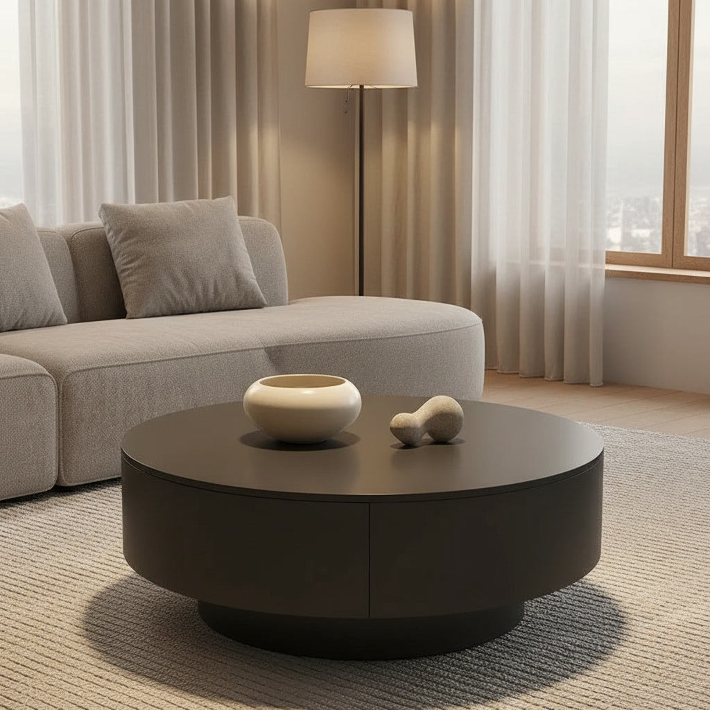 Kasumi Coffee Table styled in a living room