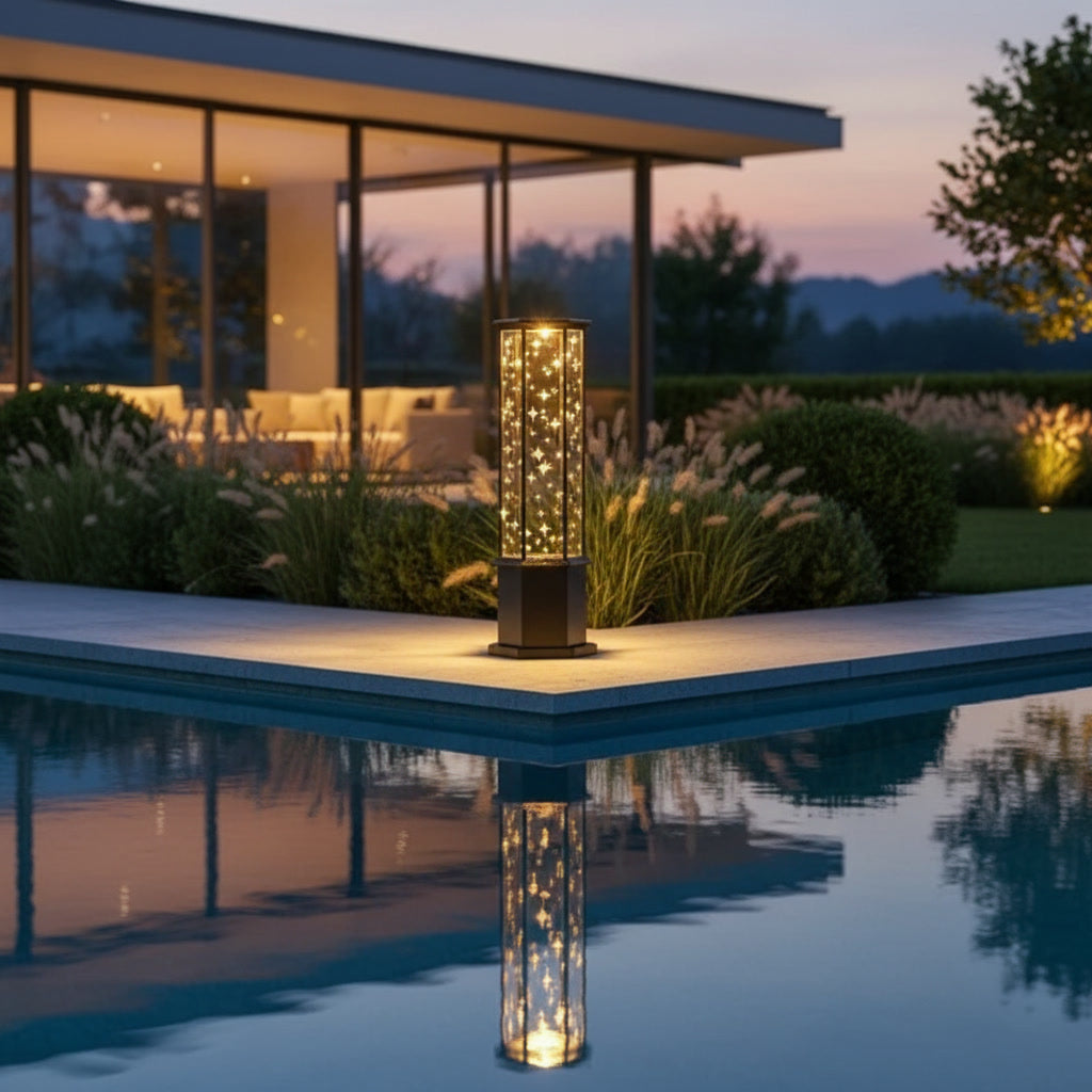 Astralis Column Light styled poolside