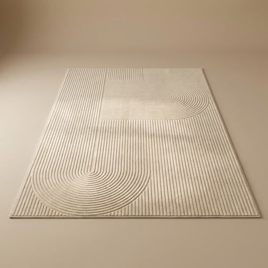 Lisbon rug, warm linen