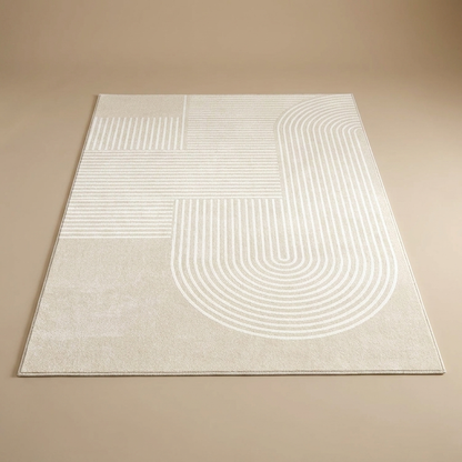 Lisbon rug, camel stripe