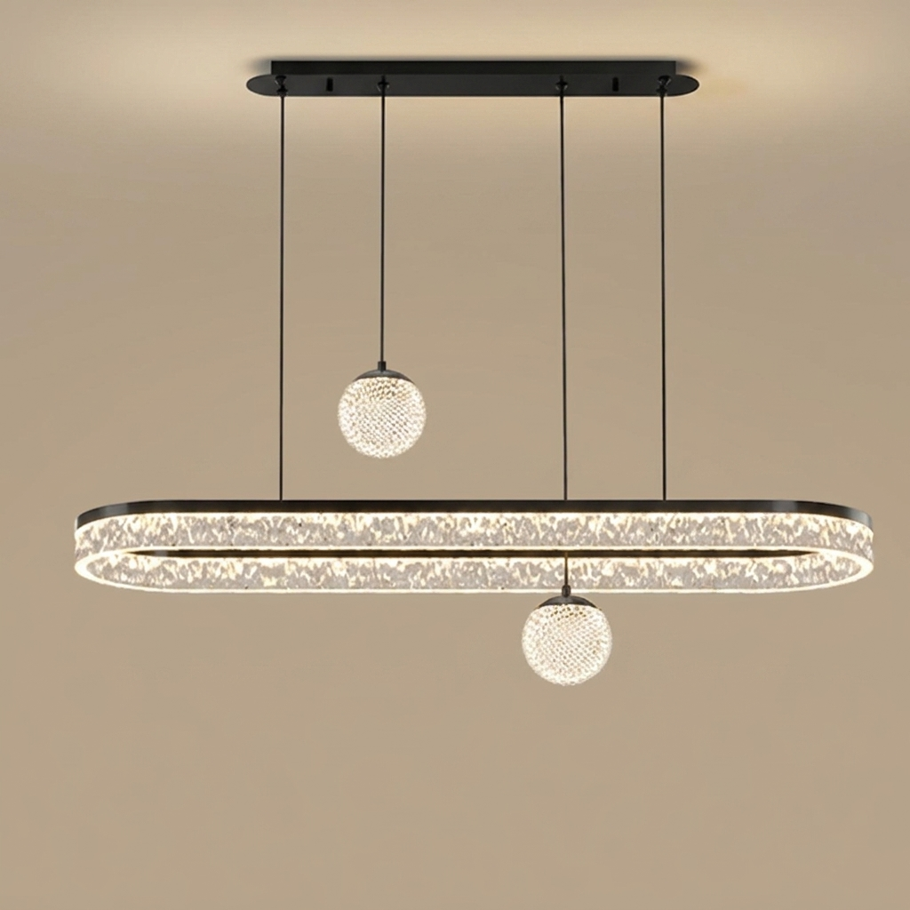 Lucian chandelier, linear bar