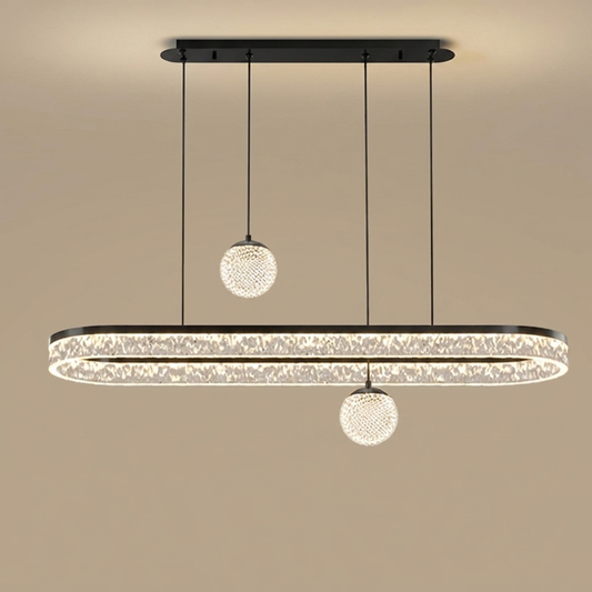 Lucian chandelier, linear bar