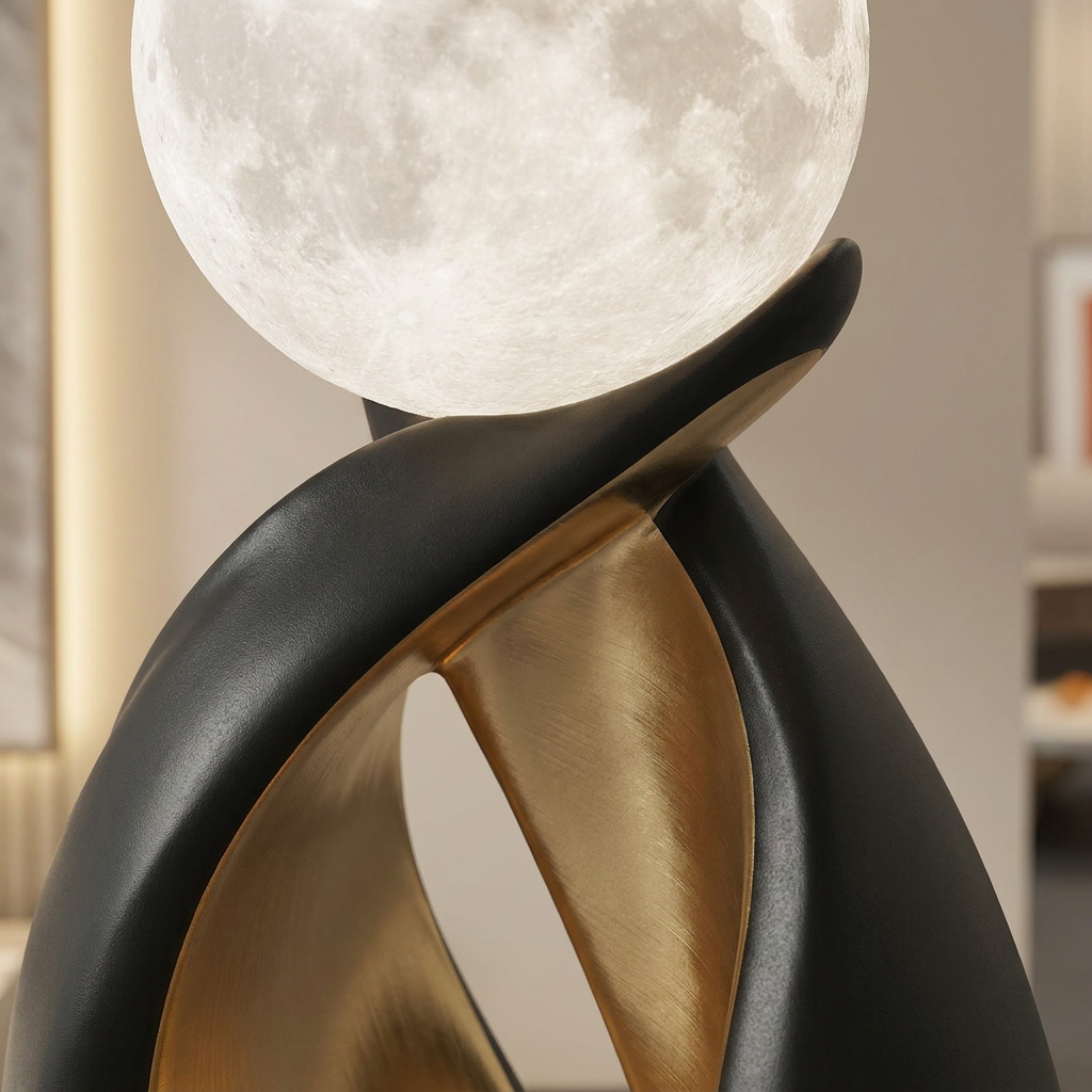 Lyric floor lamp, detail
