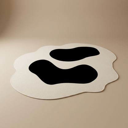 Mirelle Felt Rug — Ink Drop