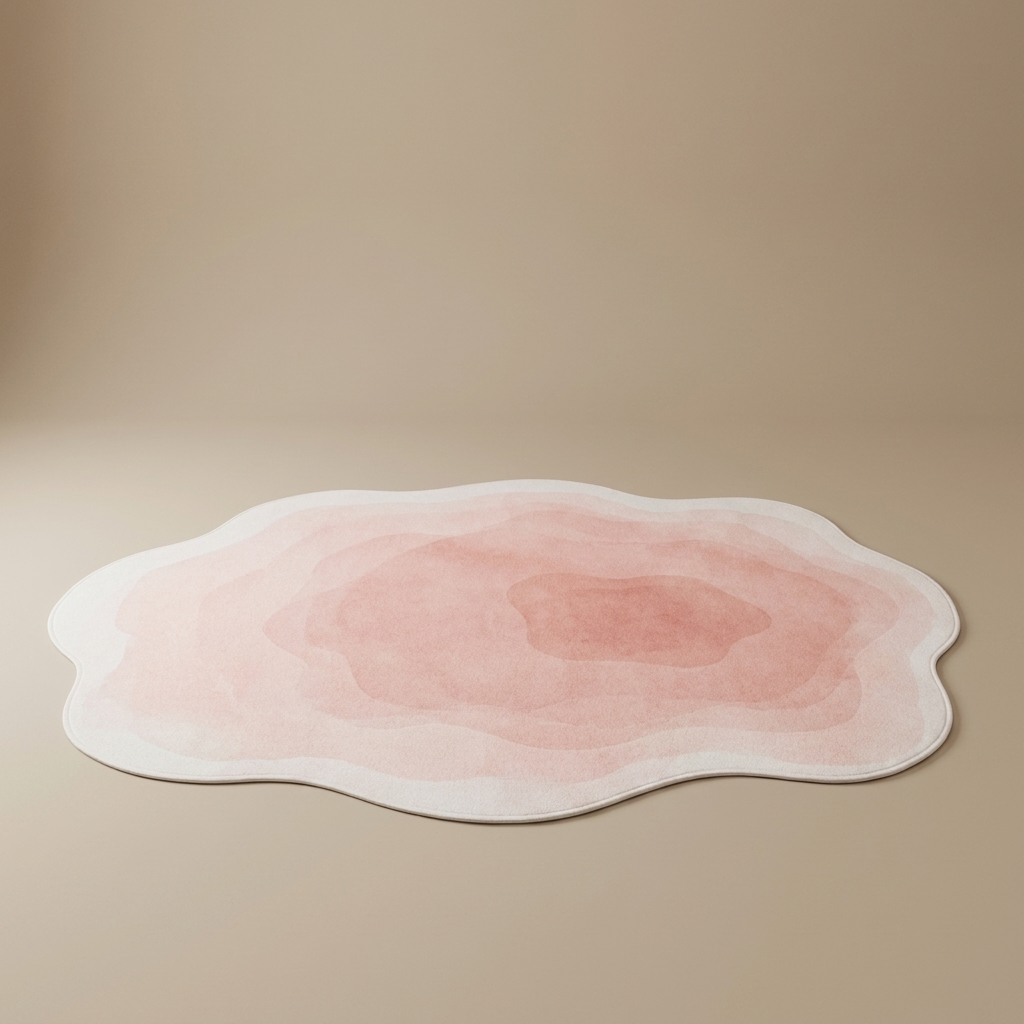 Mirelle Felt Rug — Blush