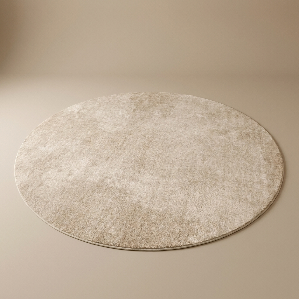 Mocha rug, pale sand