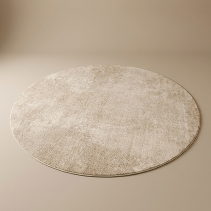 Mocha rug, pale sand