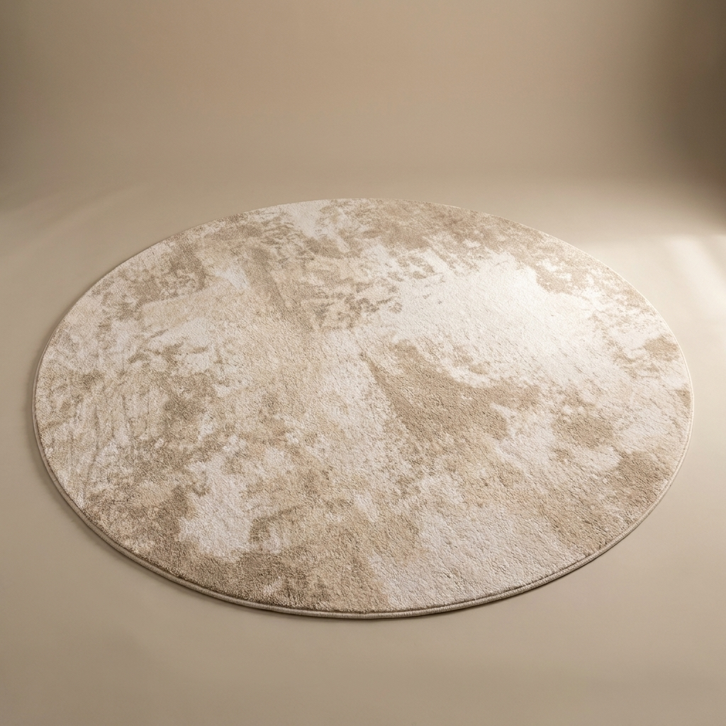 Mocha rug, antique beige