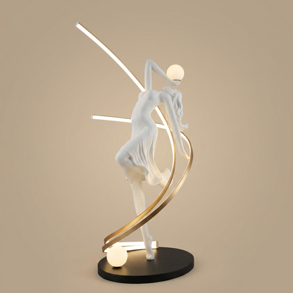 Muse sculptural floor lamp