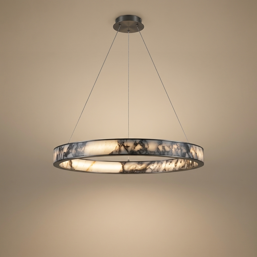 Ondine pendant, grey marble