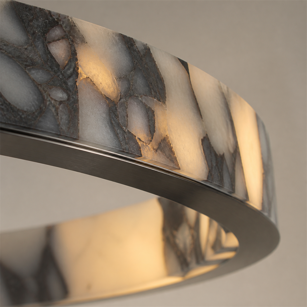 Ondine pendant, detail