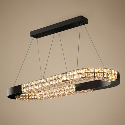 Orin linear pendant, black