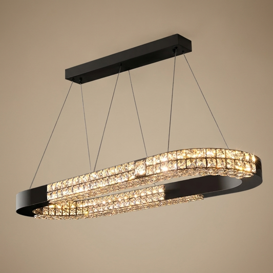 Orin linear pendant, black