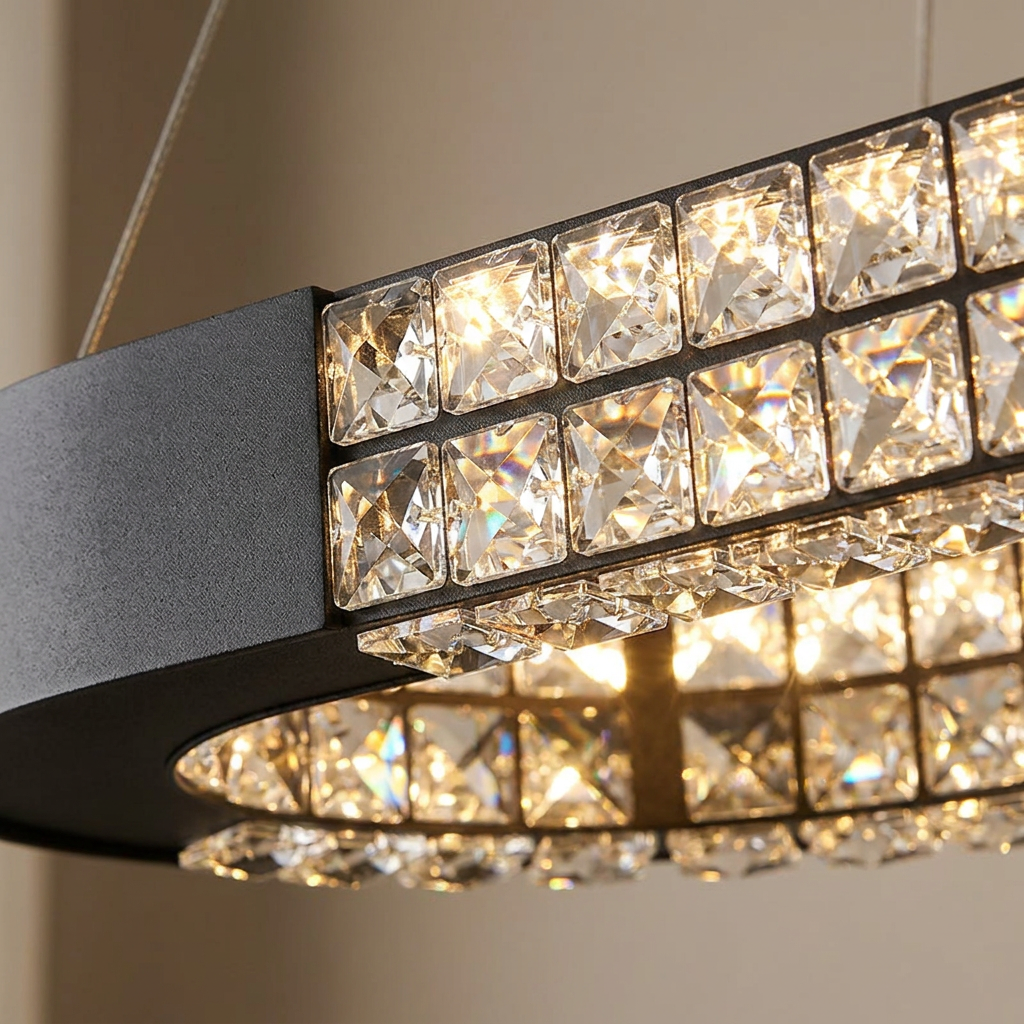 Orin linear pendant, detail