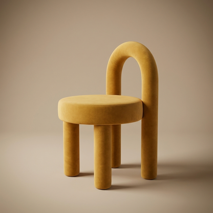 Parlo Vanity Stool — Honey