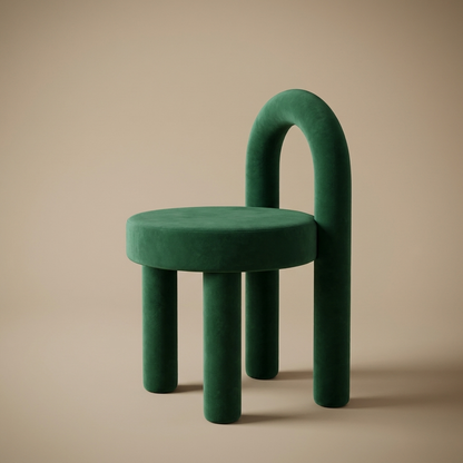 Parlo Vanity Stool — Forest