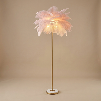 Pluma floor lamp, pink small