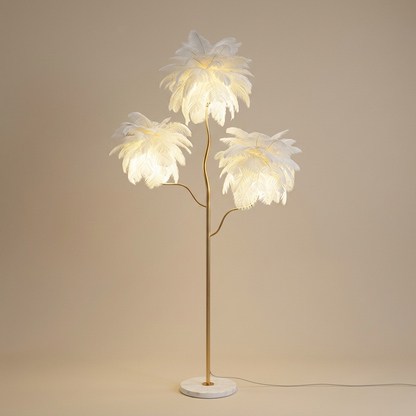 Pluma floor lamp, white large