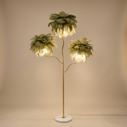 Pluma floor lamp, brown large