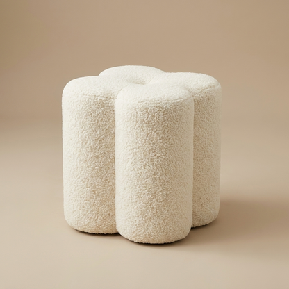 Posy stool, ivory