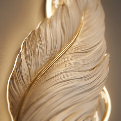 Quill wall art, detail