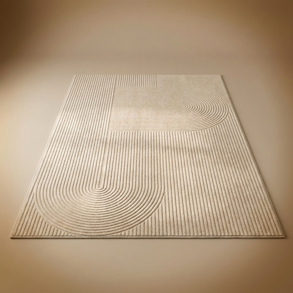 Lisbon rug, sand wave