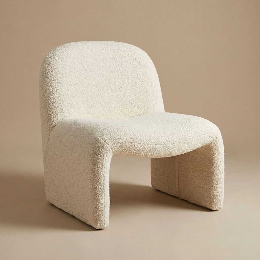 Fable accent chair, rust