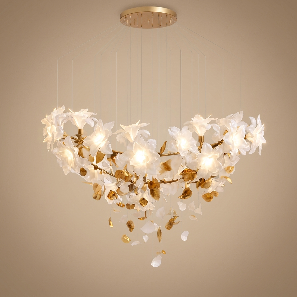 Verdana chandelier, linear