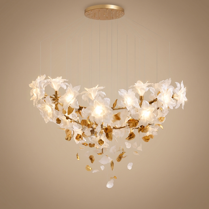 Verdana chandelier, linear