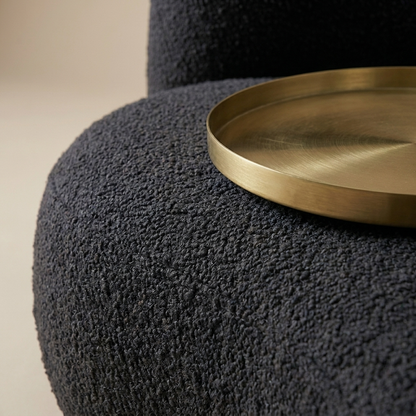 Luca curved sofa, detail