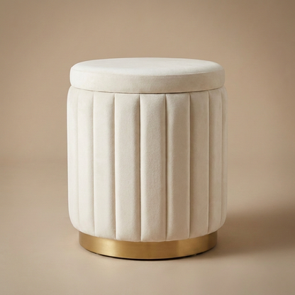 Blythe storage stool, green