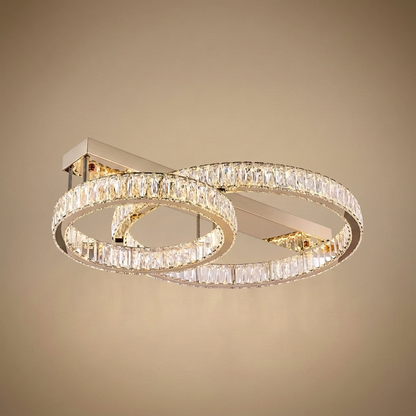 Selby flush ceiling light, square large