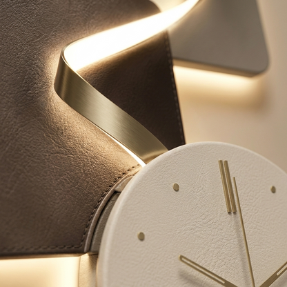 Ciran backlit wall clock, detail