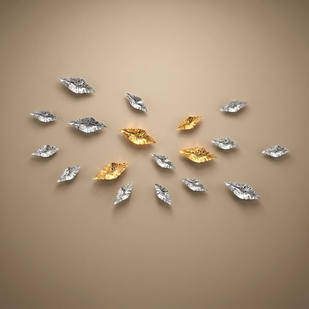 Tiernan wall sculpture, 36 piece
