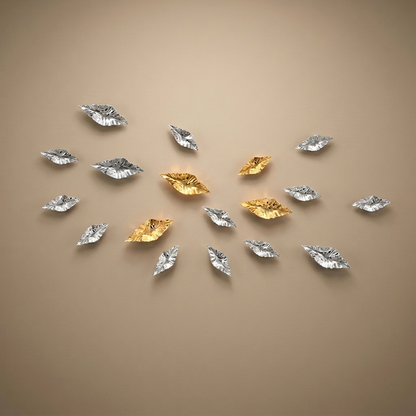 Tiernan wall sculpture, 62 piece